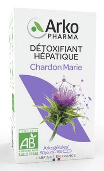 Arkopharma Arkogélules Détoxifiant hématique Chardon Marie 150 gélules