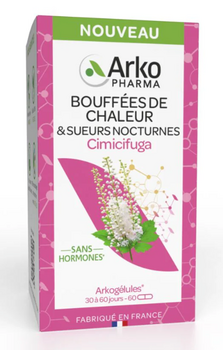 Arkopharma Arkogélules Cimicifuga Bouffées de Chaleur 60 gélules