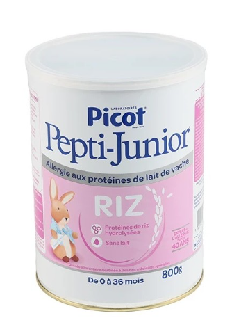Picot – Lait Pepti-Junior - Riz - 0-36 mois 800g