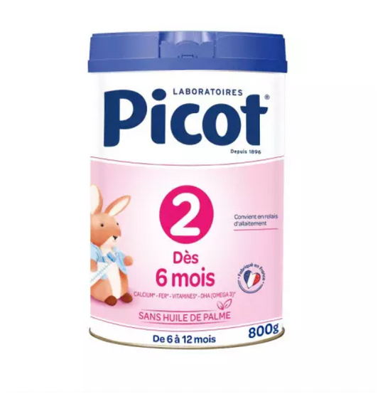 Picot Lait 2ème âge - 800g