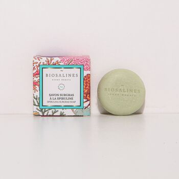 Biosalines Savon Surgras à Spiruline voyage