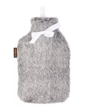 CALINDOO Bouillotte grise avec nœud 2L