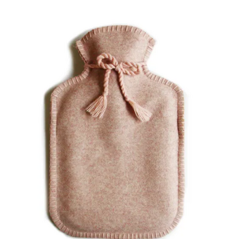 CALINDOO Bouillotte housse flanel rose