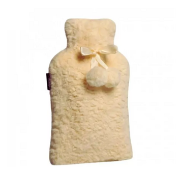 CALINDOO Bouillotte housse douce jaune