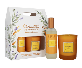 Coffret Parfum d'Intérieur Duo Senteur : Mandarine & Yuzu