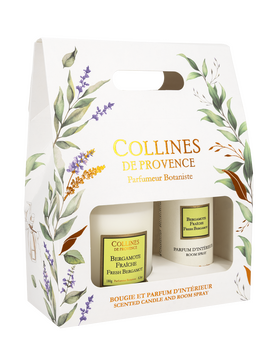 Coffret Parfum d'Intérieur Duo Senteur : bergamote fraîche