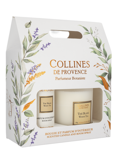 Coffret Parfum d'Intérieur Duo Senteur : thé blanc