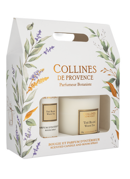Coffret Parfum d'Intérieur Duo Senteur : thé blanc