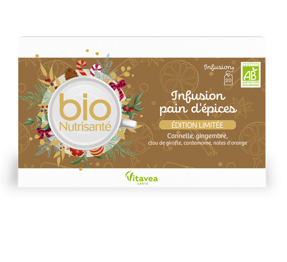 Nutrisanté Infusion  Pain d'Épices Édition Limitée Bio 20 Sachets