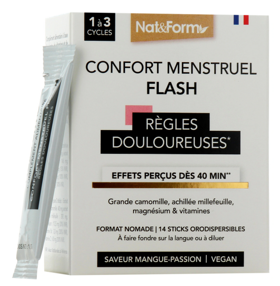 Nat&Form Confort menstruel flash 14 sticks