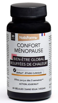 Nat&Form Confort Ménopause 60 gélules