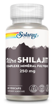 Solaray Ultra Shilajit Complexe minéral fulvique 60 capsules