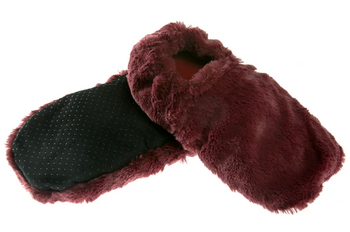 Chaussons chauffants Prune Pelucho