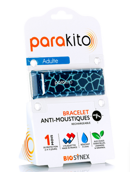 ParaKito Bracelet Anti-Moustiques Adultes (couleurs foncées)