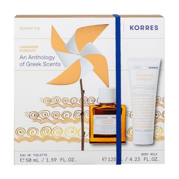 Korres Eau de Toilette Cashmere Kumquat 50 ml + Lait Corps Cashmere Kumquat 125 ml
