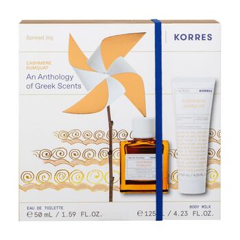 Korres Eau de Toilette Cashmere Kumquat 50 ml + Lait Corps Cashmere Kumquat 125 ml