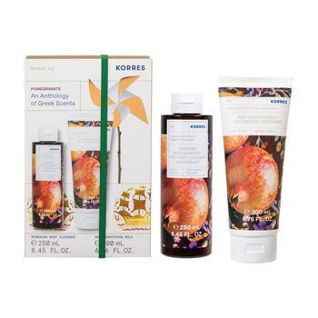 Korres coffret Lait Corps Verger de Grenadier 200 ml + Gel Douche Verger de Grenadier 250 ml