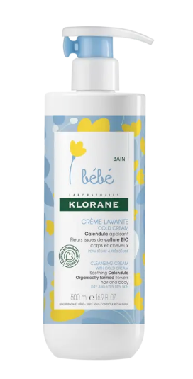Klorane Crème lavante Cold Cream au Calendula 500ml