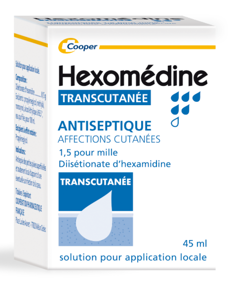 Hexomedine Transcutanée Antiseptique 45ml