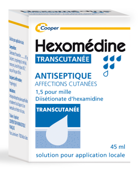 Hexomedine Transcutanée Antiseptique 45ml