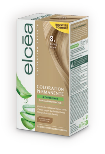 Elcéa Coloration Experte Permanente Blond clair 8