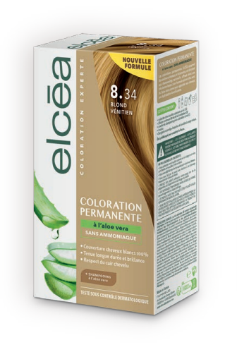 Elcéa Coloration experte permanente Blond vénitien 8.34