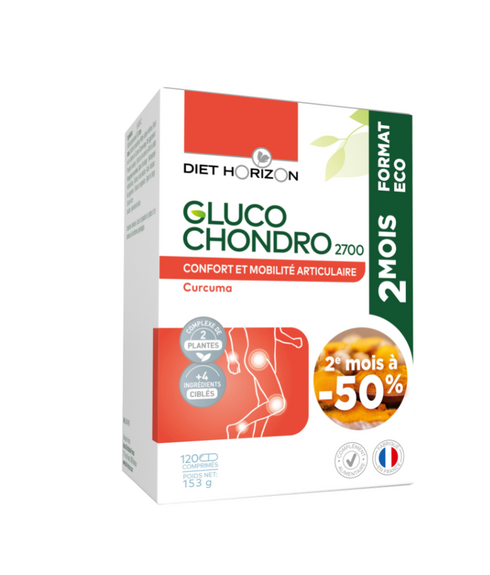 Diet Horizon Gluco Chondro 2700 Format Eco 2mois 2x60 capsules