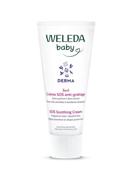 Weleda Baby Derma Crème Pour le Change 3en1 Sans Parfum 50 ml