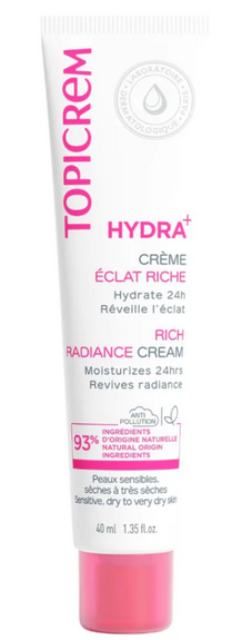 Topicrem Hydra+ Crème éclat riche 40ml