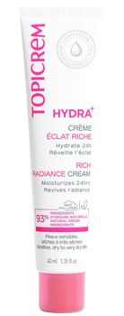 Topicrem Hydra+ Crème éclat riche 40ml