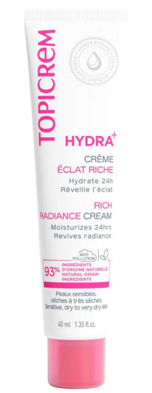 Topicrem Hydra+ Crème hydratante légère 40ml