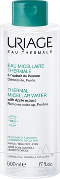 Uriage eau micellaire thermale – Peaux mixtes à grasses 500ml