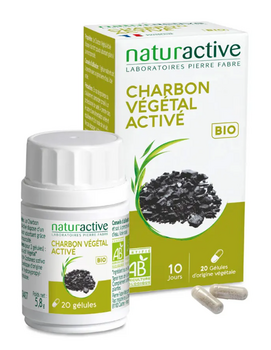 Naturactive Charbon végétal activé 20 gélules