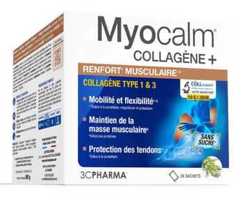 3C Pharma Myocalm Collagène 30 sachets