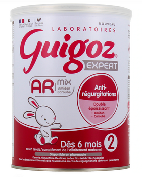 Guigoz Expert AR 2 6-12 mois Lait Anti-Régurgitations Mix 780g