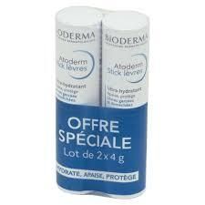 Atoderm Stick Lèvres Ultra-Hydratant Lot de 2 x 4 g