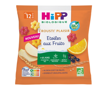 Hipp snack bébé étoiles aux fruits 30g dès 12 mois