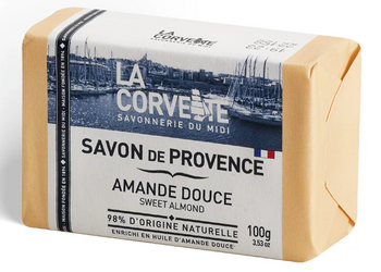 La Corvette Savon de provence Amande douce 100g