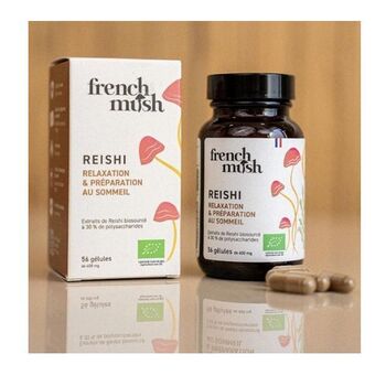 French Mush Reishi Bio - 56 gélules