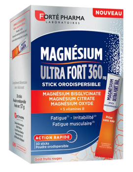 Forté Pharma Magnésium Ultra Fort 360mg 30 sticks