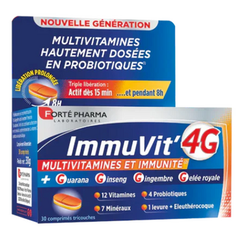 Forté Pharma ImmuVit'4G 30 comprimés