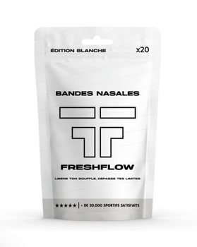 Bandes nasales Freshflow coloris blanc x20