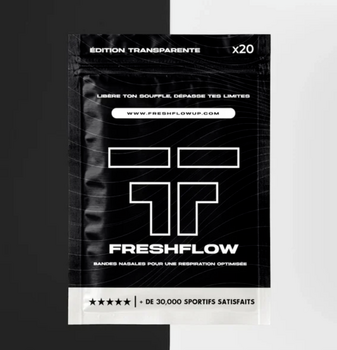 Bandes nasales Freshflow coloris noir x20