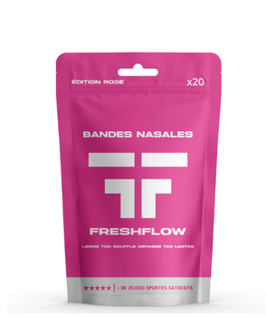 Bandes nasales Freshflow coloris rose x20