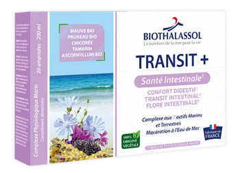Biothalassol Transit+ Santé intestinale 20 ampoules de 10ml