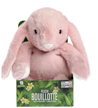 Bouillotte pelucho Lapin rose