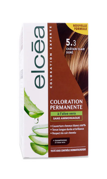 Elcéa Coloration Experte Permanente Coloration :5.3 Châtain Clair Doré