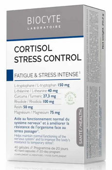 Biocyte Cortisol stress control 40 gélules