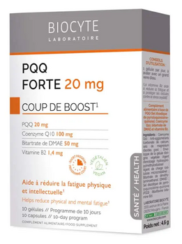 Biocyte PQQ Forte Format Flash 10 gélules