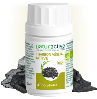 Naturactive Charbon végétal activé 60 gélules